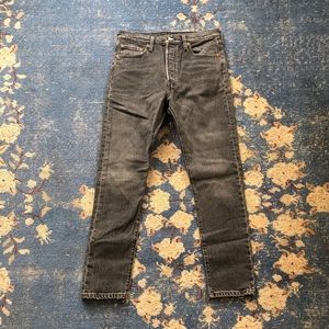 levis 501 skinny black fog